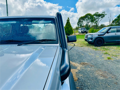 Toyota Landcruiser (2024 - current) - VDJ 70 Series - DUAL 5" Snorkels - Basic Weld Powder Coated