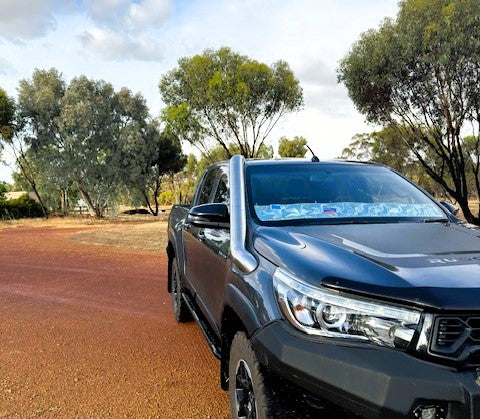 Toyota Hilux N80 - (2015 & Onward) - Cover up Snorkel - Basic Weld Polished