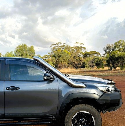 Toyota Hilux N80 - (2015 & Onward) - Cover up Snorkel - Basic Weld Polished