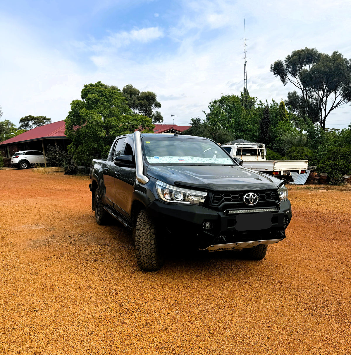 Toyota Hilux N80 - (2015 & Onward) - Cover up Snorkel - Basic Weld Polished