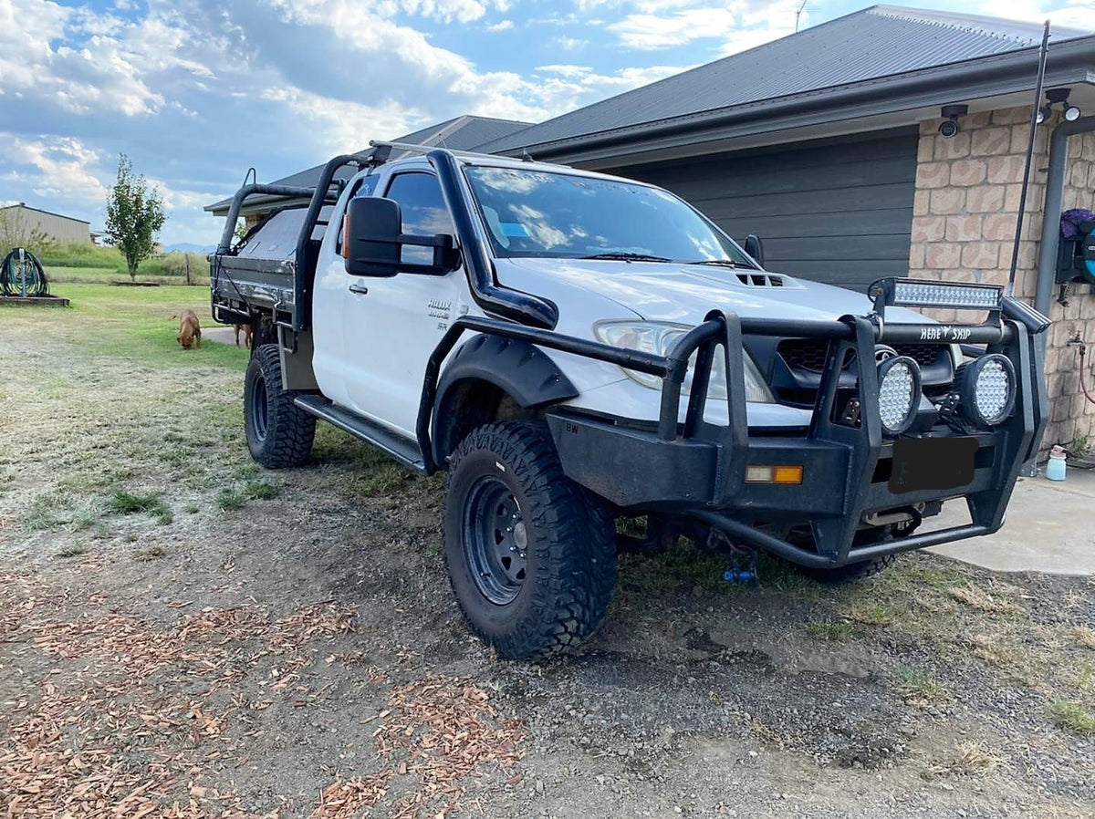 Toyota Hilux N70 - (2005 - 2014) - Cover up Snorkel - Seamless Powder Coated