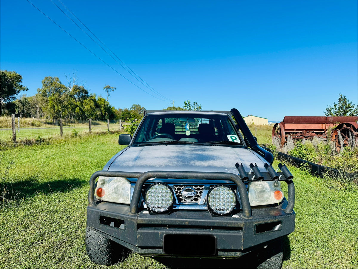 Nissan Navara D22 - Standard Entry Snorkel - Basic Weld Powder Coated