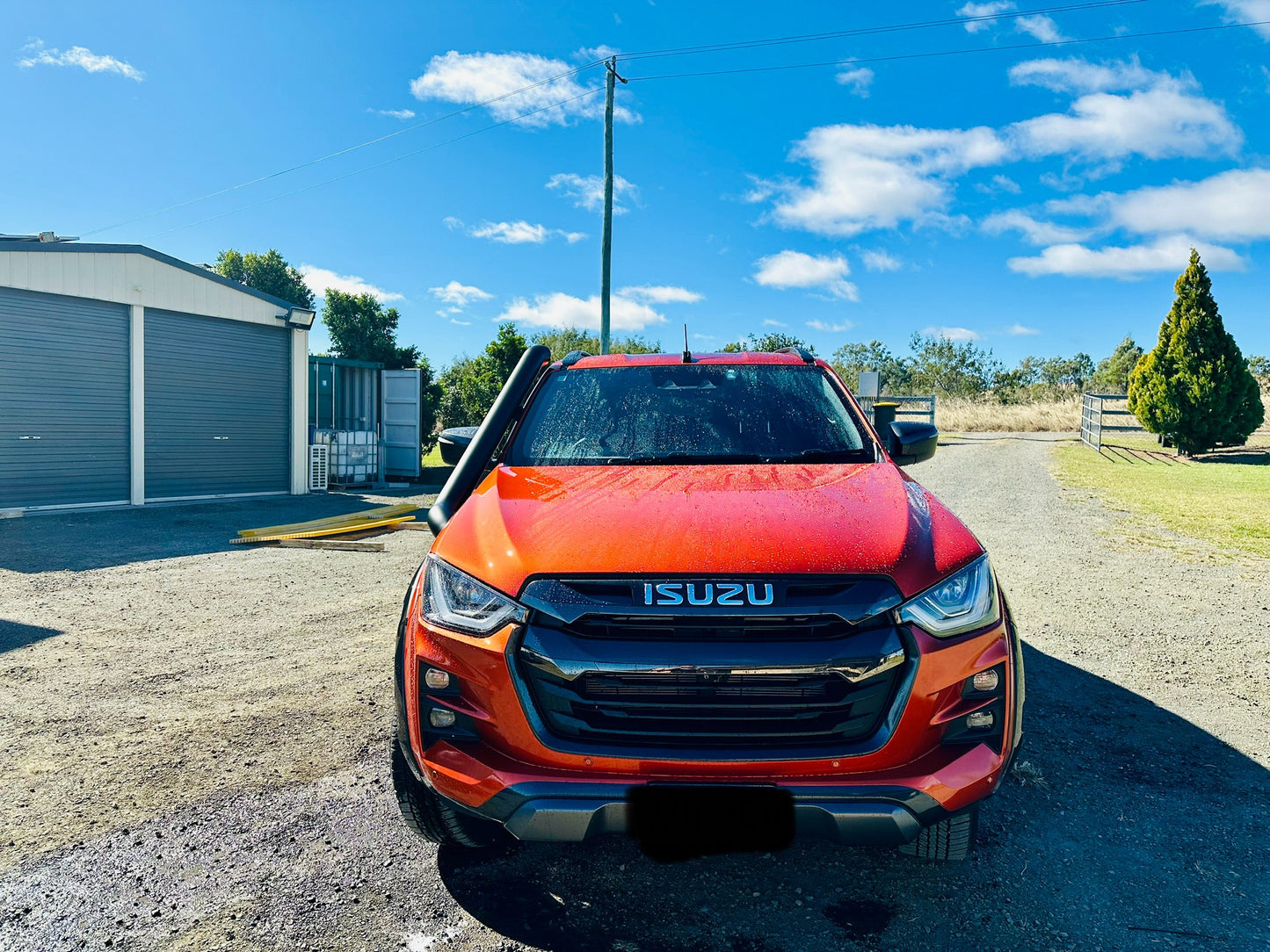 Isuzu Dmax/Mux (2021-current) - Mid Entry Snorkel & Clear Top Airbox Package