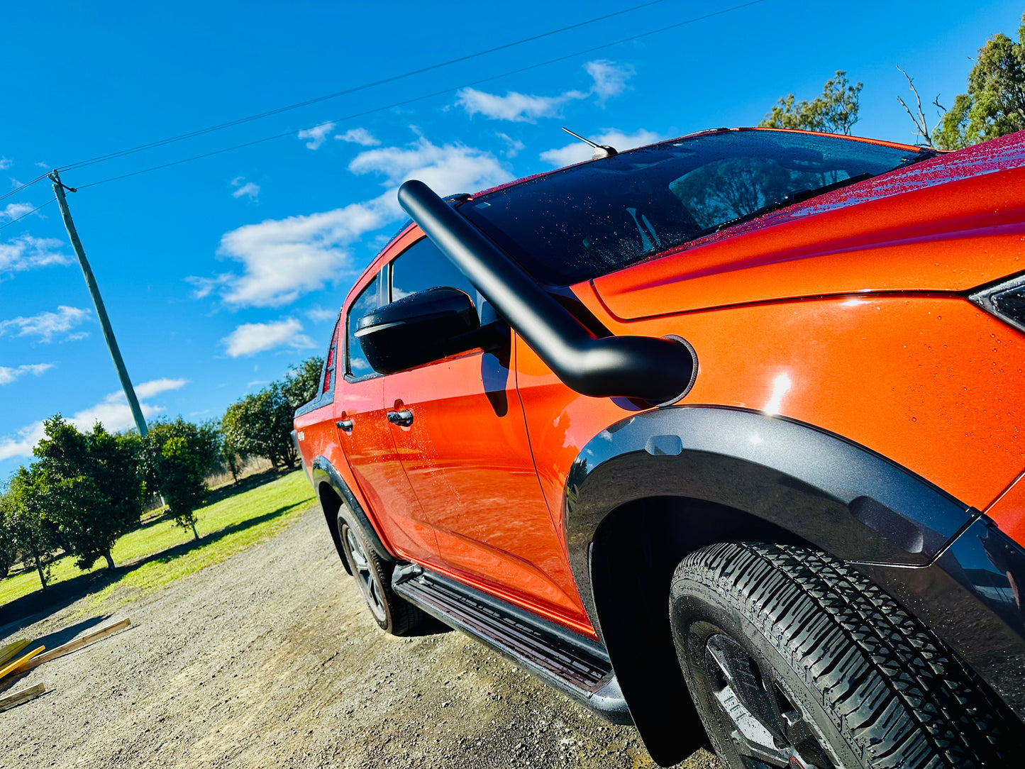 Isuzu Dmax/Mux (2021-Present) 4" Mid Entry Snorkel