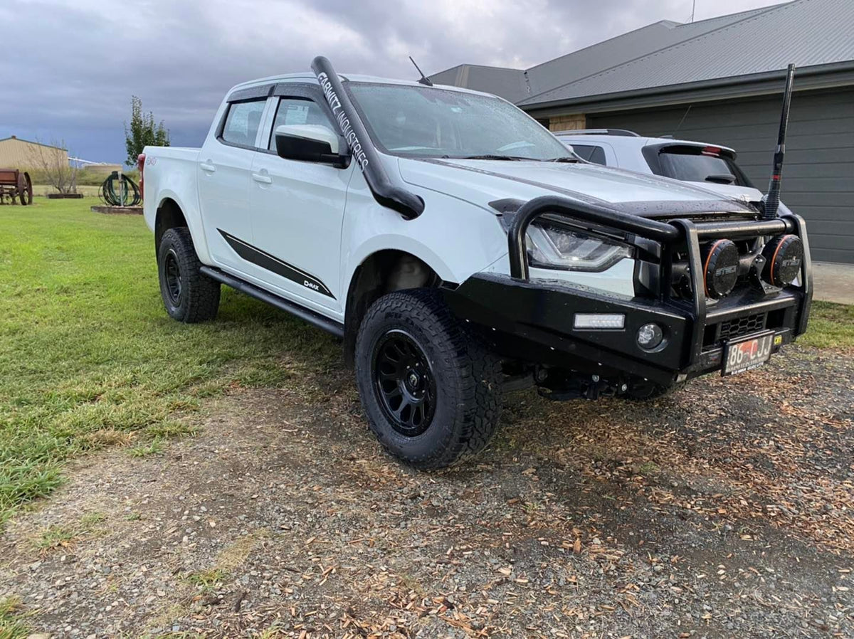 Isuzu Dmax (2021 - Present) - Mid Entry Snorkel - Seamless Powder Coated