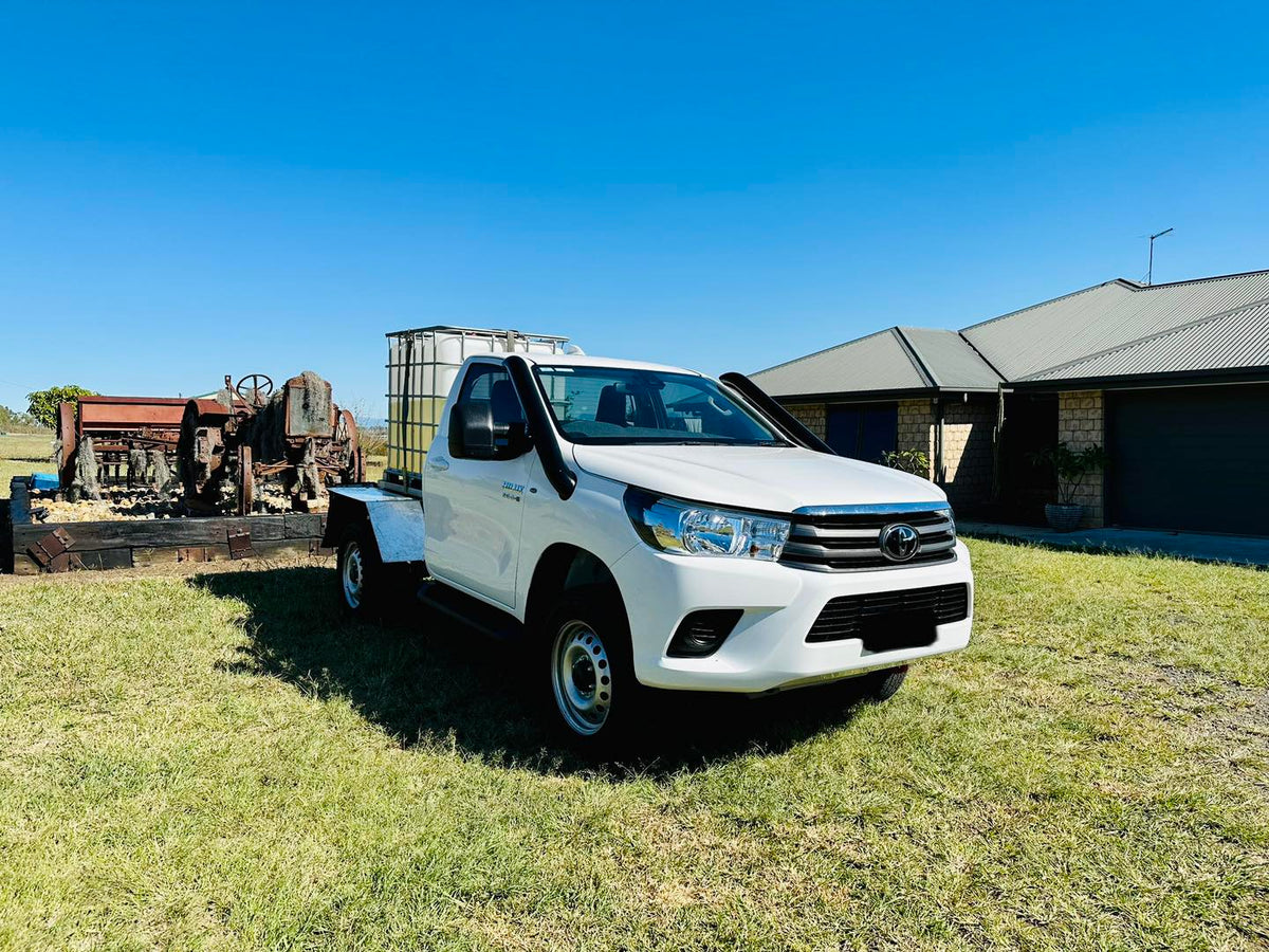 Toyota Hilux N80 - (2015 & Onward) - Short Entry DUAL Snorkels - Seamless Powder Coated