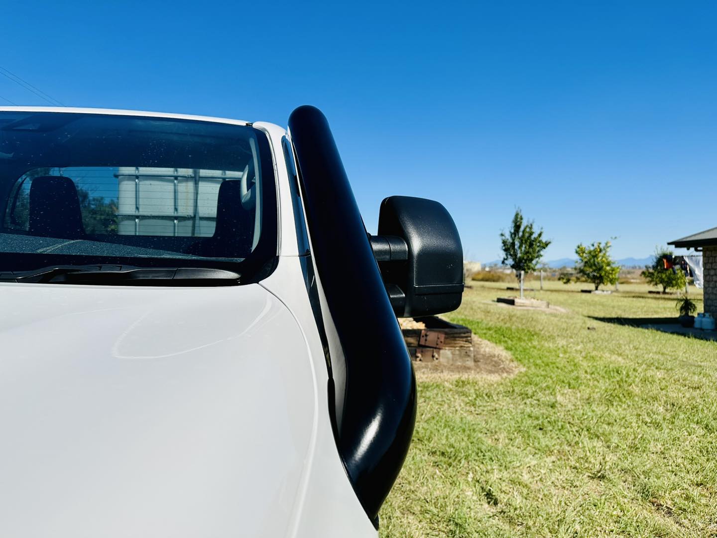 Toyota Hilux N80 - (2015 & Onward) - Short Entry DUAL Snorkels - Seamless Powder Coated