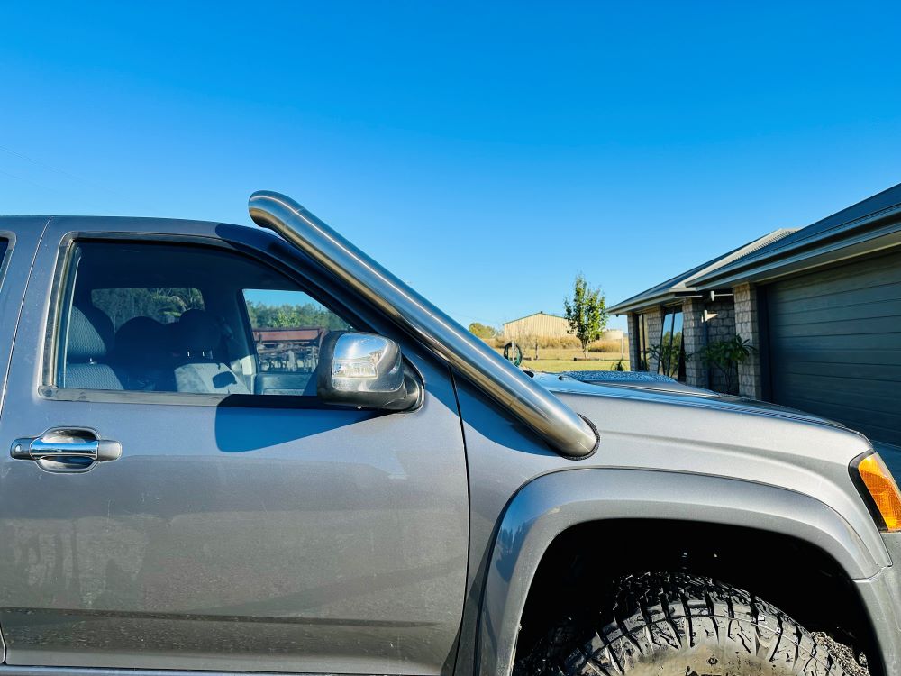 Isuzu Dmax (2008 - 2011) - Short Entry Snorkel - Basic Weld Polished