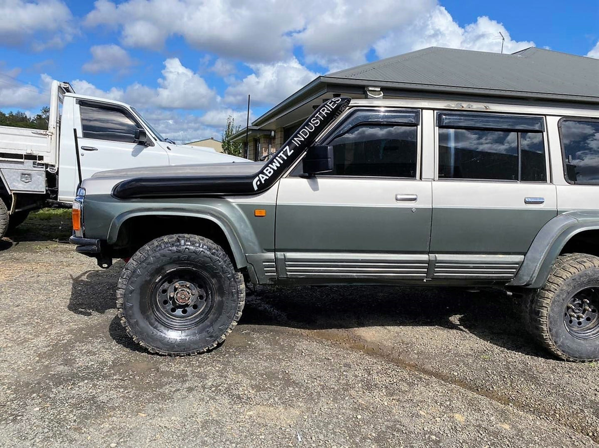 Nissan Patrol GQ  - 5" Long Entry Snorkel - Seamless Powder Coated