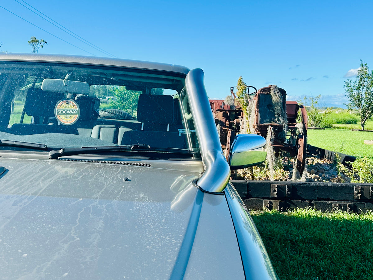 Nissan Patrol GU - Bonnet Entry Snorkel & Airbox/Intake Combo Kit - Basic Weld Powder Coated