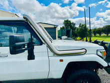 Toyota Landcruiser - 75 Series - 4" DUAL Snorkels - Basic Weld Polished