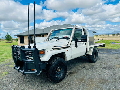 Toyota Landcruiser - 75 series - 4" DUAL Snorkels - Seamless Polished