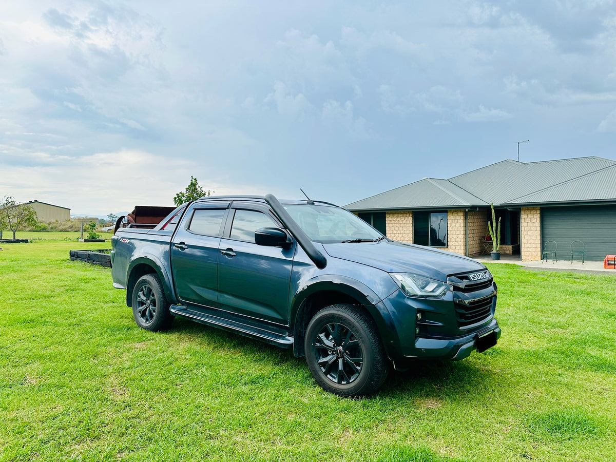 Isuzu Dmax/Mux (2021 - Present) - Short Entry Snorkel - Basic Weld Powder Coated