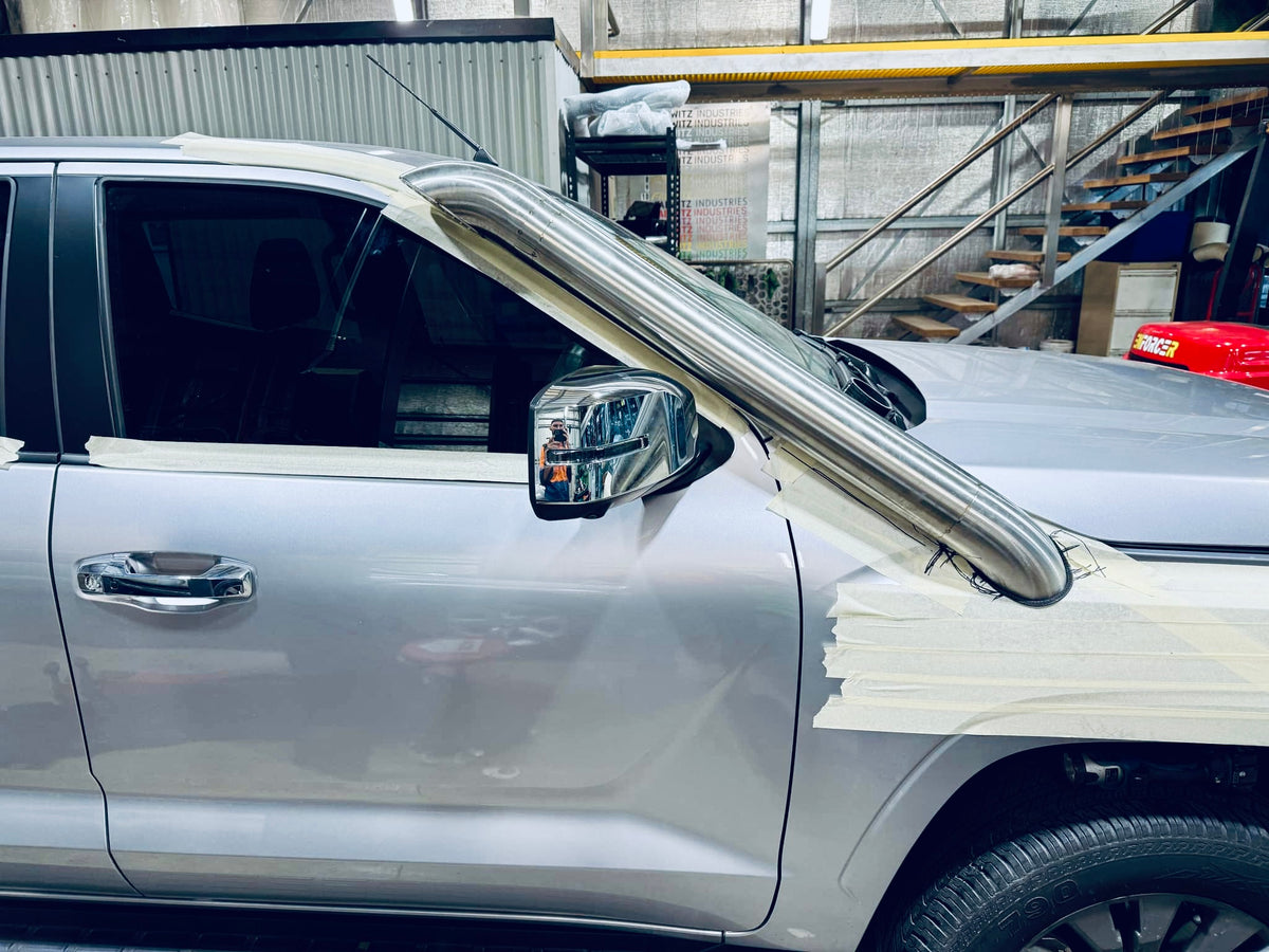 Mitsubishi Triton MV Next Gen (2023+) - Short Entry Snorkel - Seamless Powder Coated