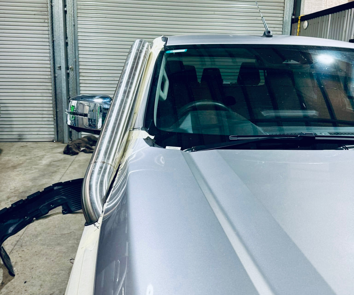 Mitsubishi Triton MV Next Gen (2023+) - Short Entry Snorkel - Basic Weld Powder Coated