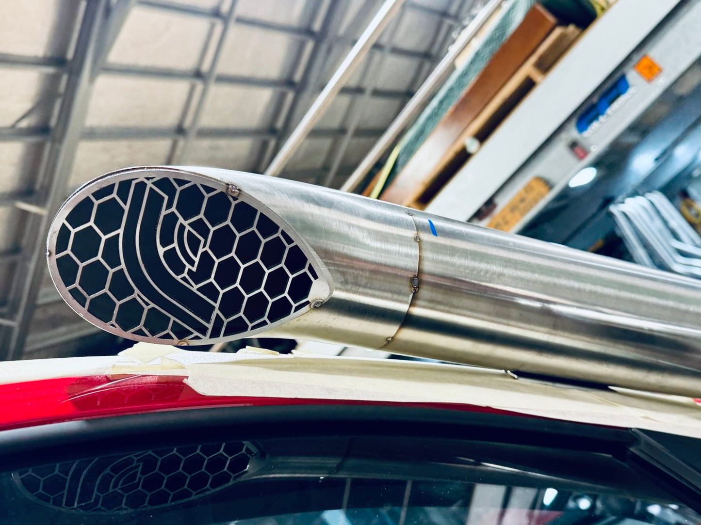 Great Wall Cannon (2020+) - Short Entry Snorkel - Seamless Powder Coated