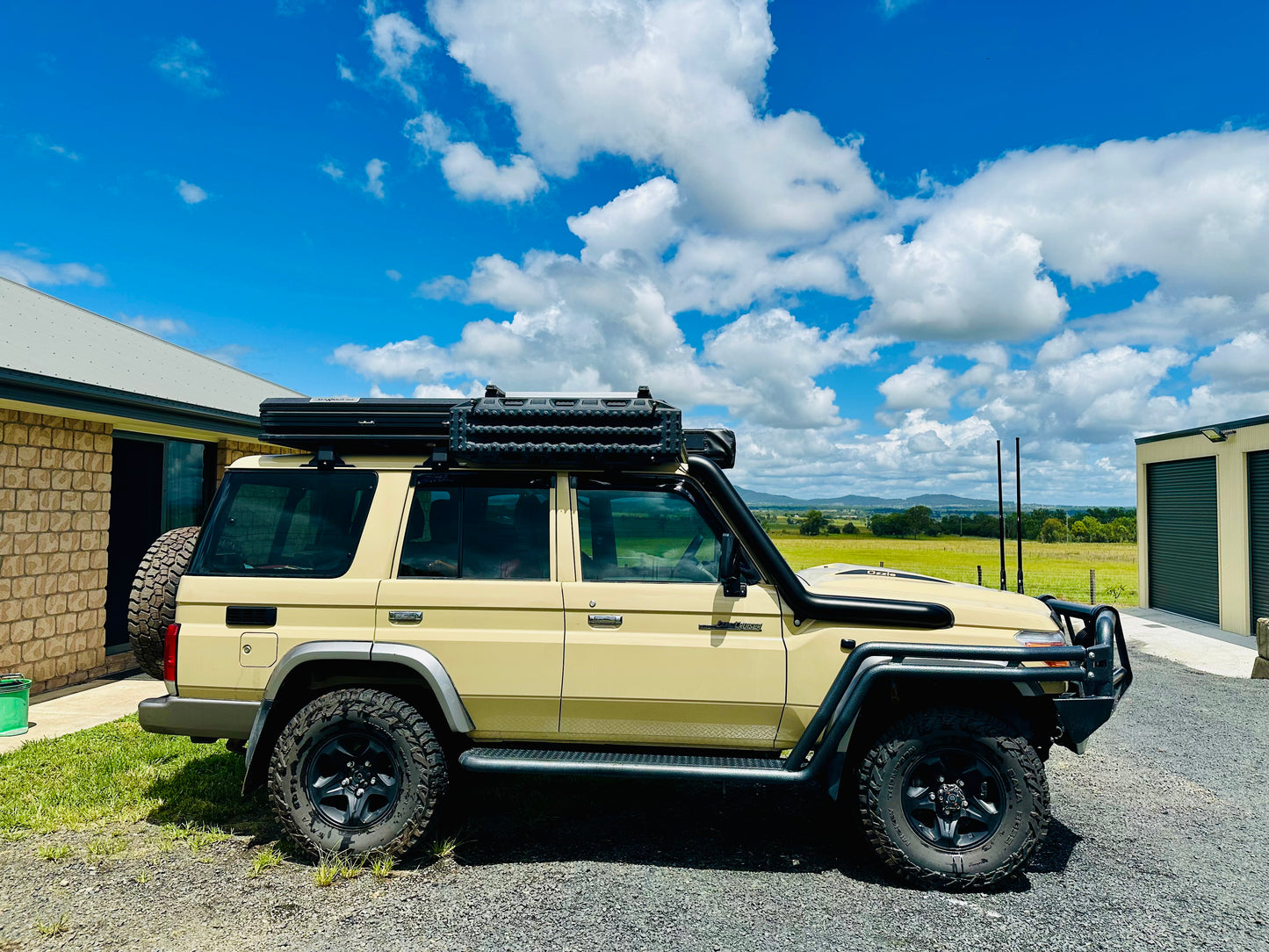 Toyota Landcruiser (2007-2023) - VDJ 79/76 Series - 4" Snorkel + Airbox (Pod Filter) Package