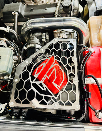 Toyota Prado 120 Series - Short Entry Snorkel & Clear Top Airbox Package