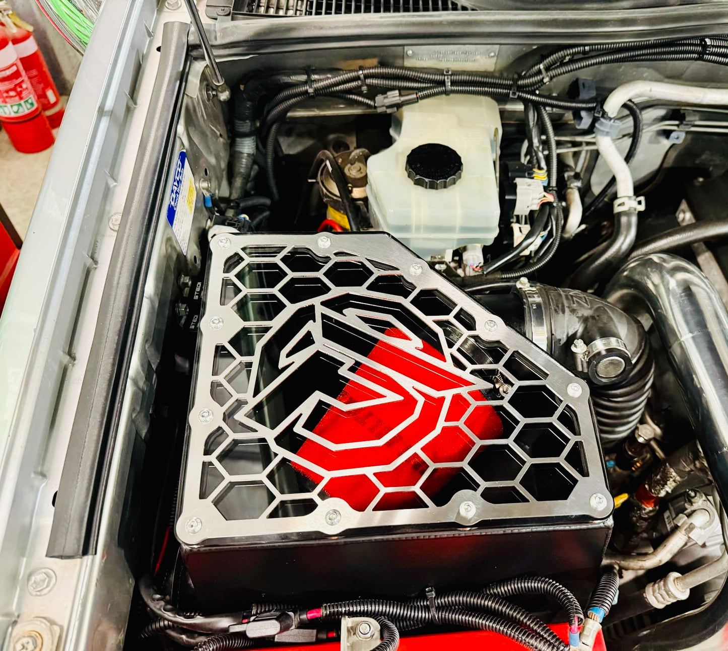 Toyota Prado 120 Series - Short Entry Snorkel & Clear Top Airbox Package