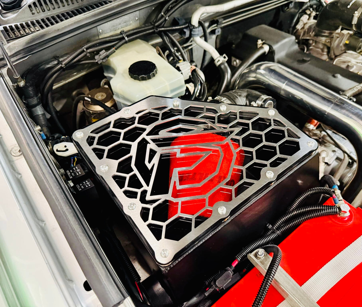 Toyota Prado 120 Series - Short Entry Snorkel & Clear Top Airbox Package