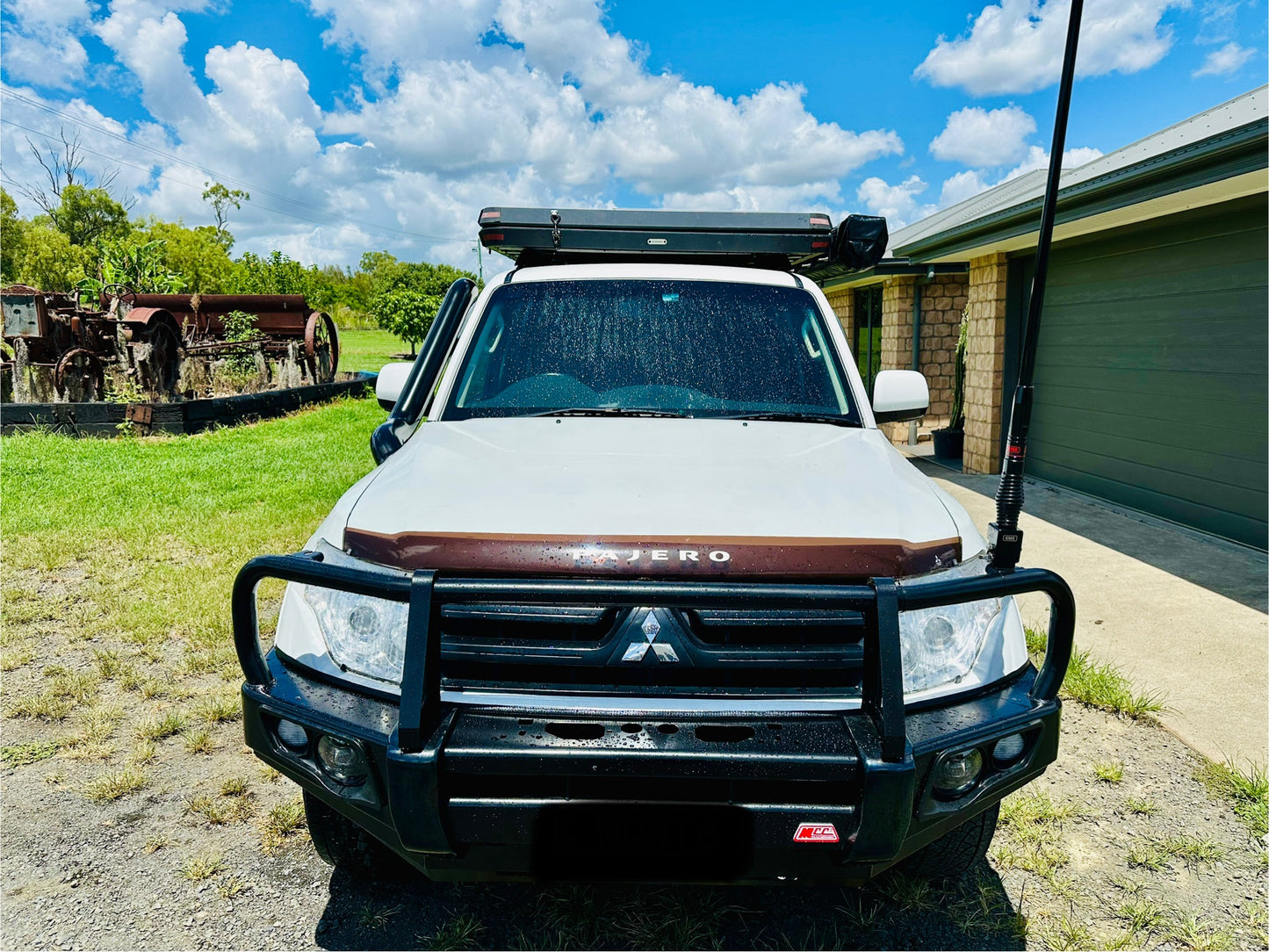 Mitsubishi Pajero - Snorkel + Clear Top Airbox Package