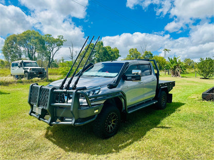 Toyota Hilux N80 (2015 & Onward) 4" DUAL Cover Up Snorkels