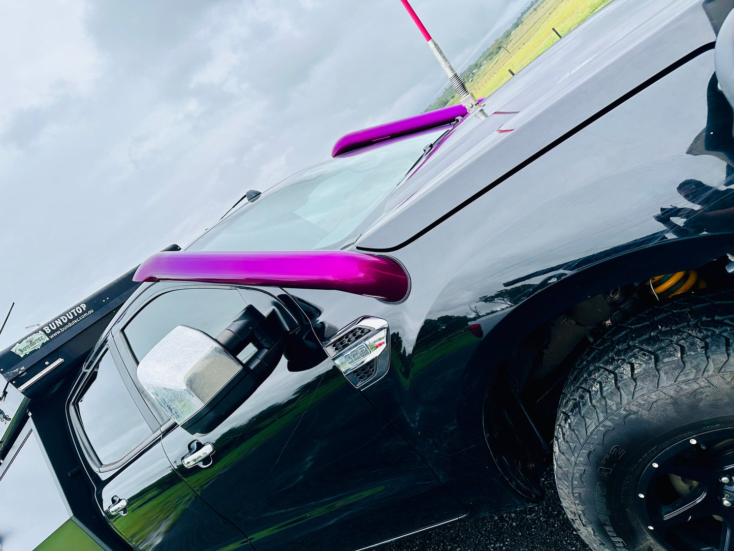 Ford PX Ranger (3.2 Lt) - DUAL Short Entry Snorkels - Basic Weld Polished