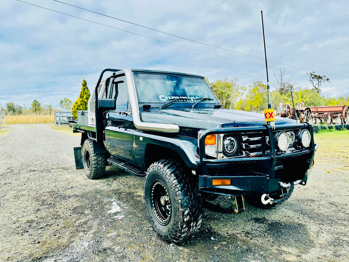 Toyota Landcruiser - 75 series - 4" Snorkel - Seamless Polished