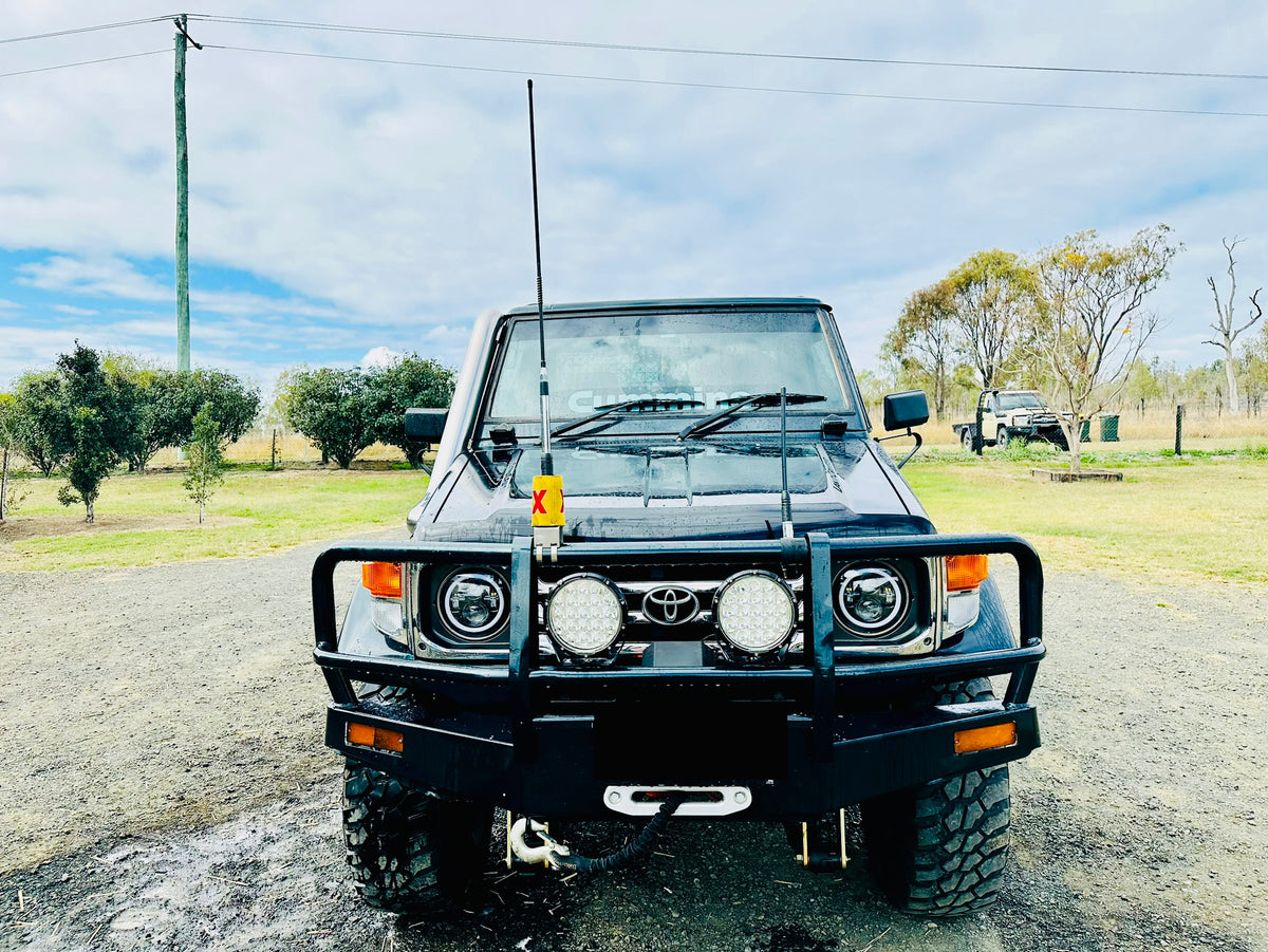 Toyota Landcruiser - 75 series - 4" Snorkel - Seamless Polished