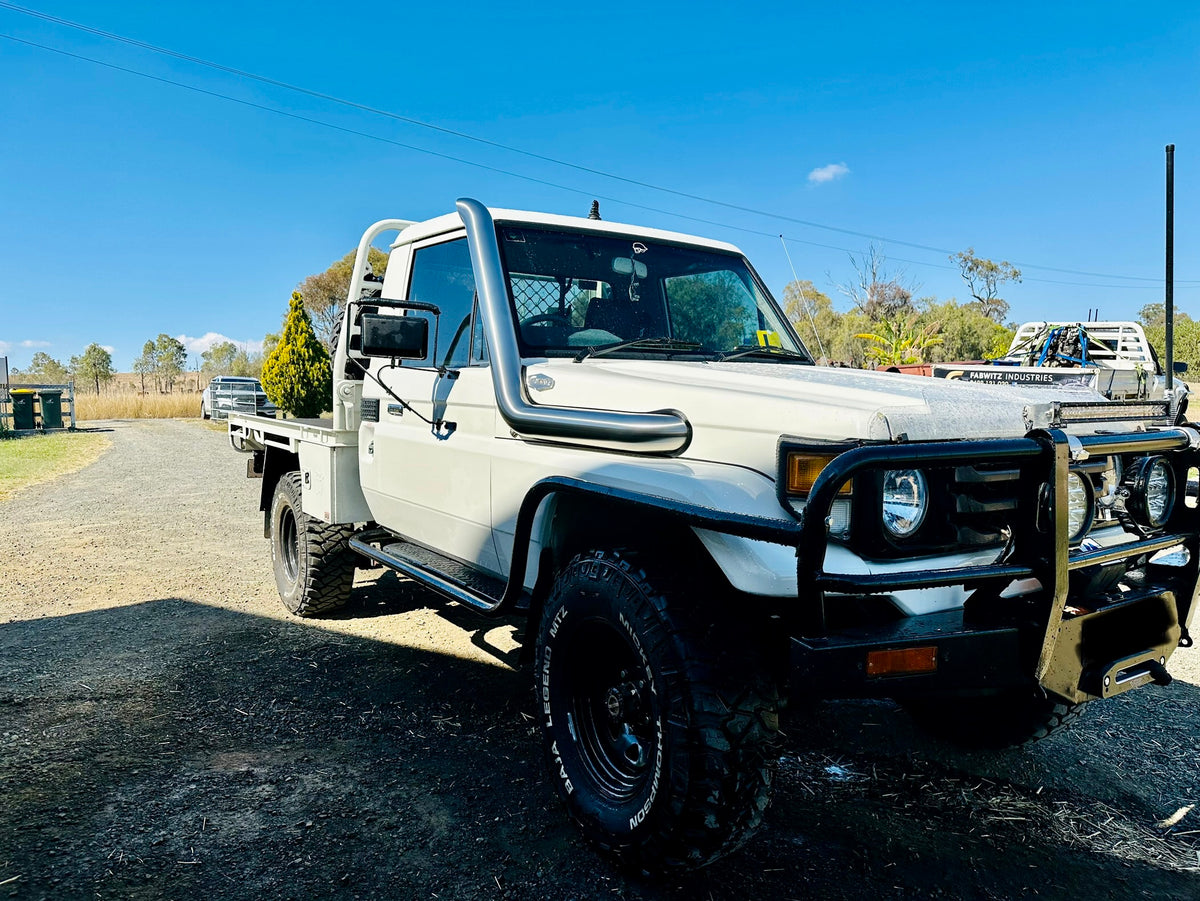 Toyota Landcruiser HDJ - 79 Series - 4" Snorkel - Seamless Polished