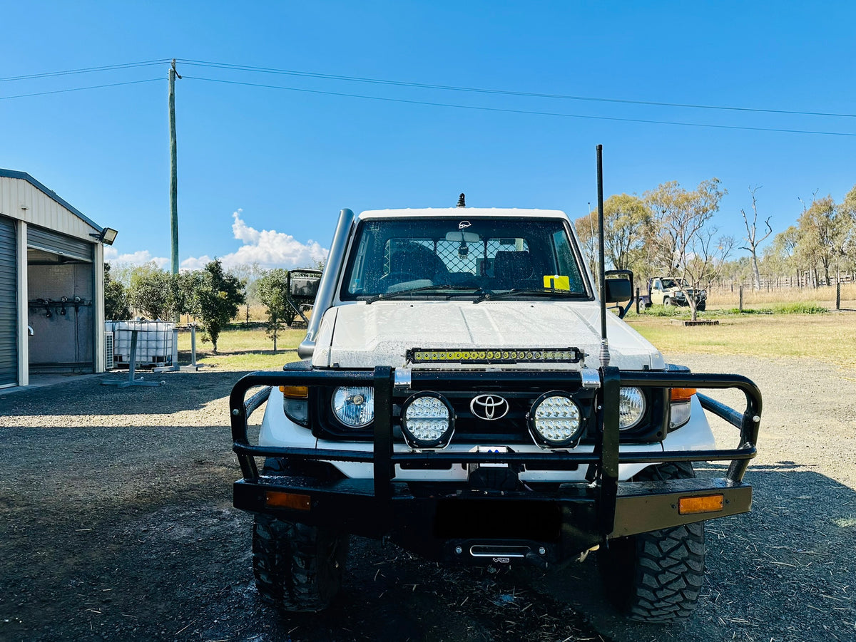 Toyota Landcruiser HDJ - 79 Series - 4" Snorkel - Seamless Polished