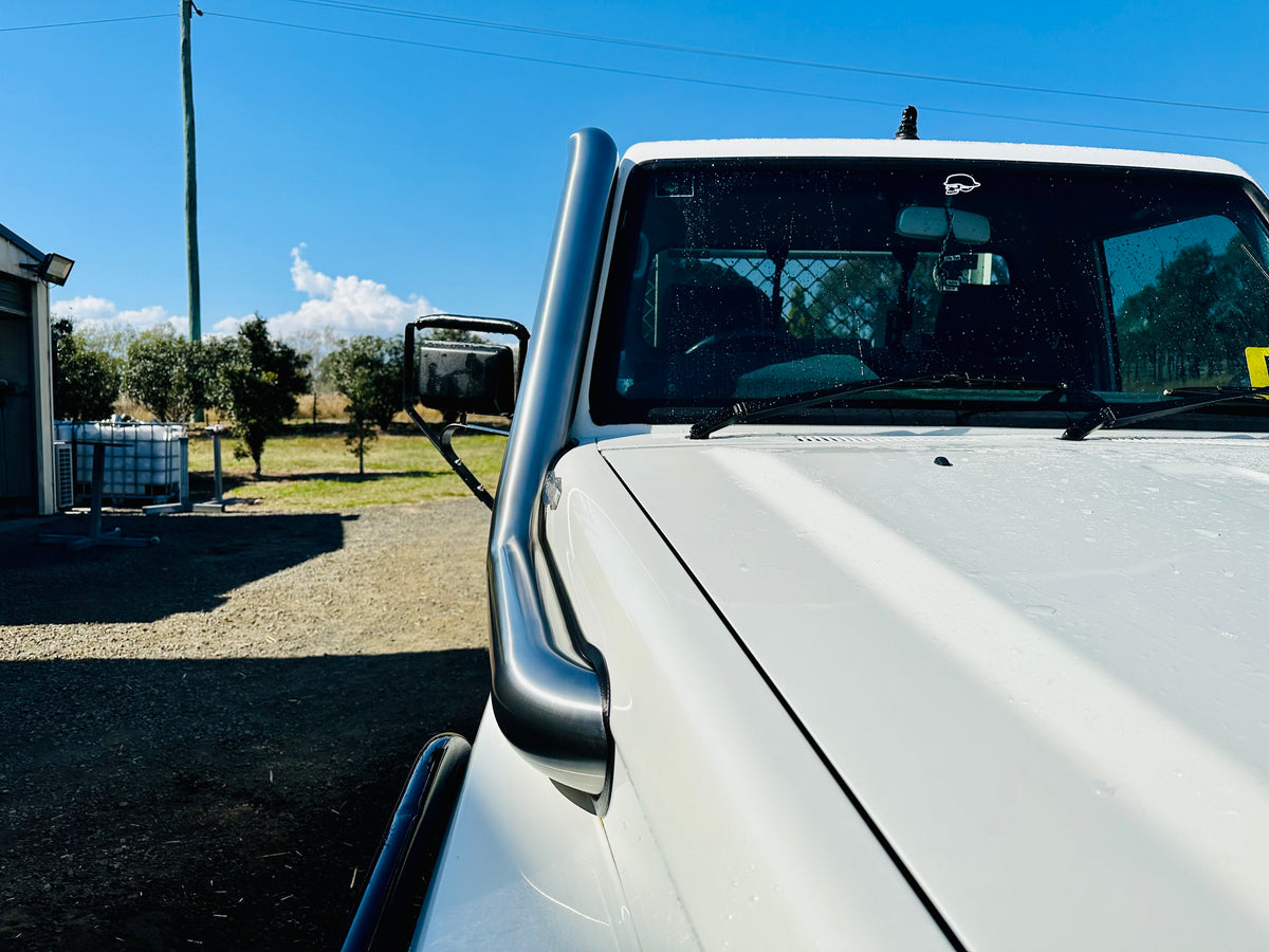 Toyota Landcruiser HDJ - 79 Series - 4" Snorkel - Seamless Polished