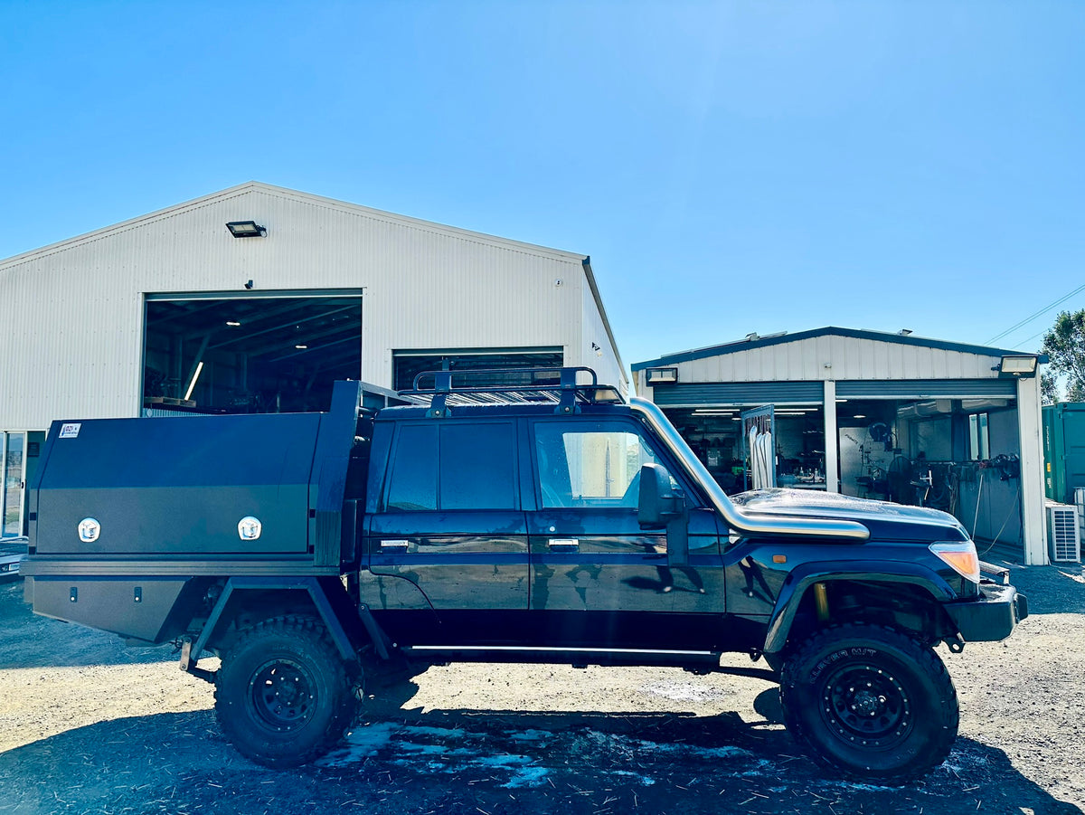 Toyota Landcruiser - VDJ 79/76 Series - 4" Snorkel - Seamless Polished