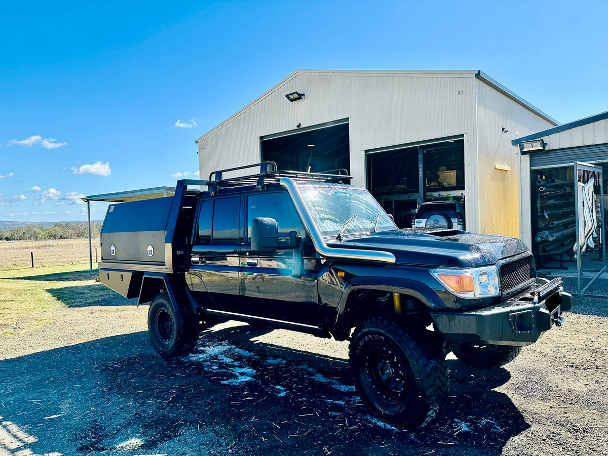 Toyota Landcruiser (2007-2023) - VDJ 79/76 Series - 4" Snorkel - Seamless Polished