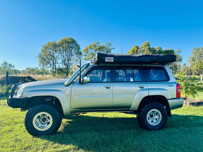 Nissan Patrol GU - 5" Short Entry Snorkel - Seamless Powder Coated