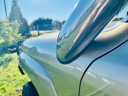 Nissan Patrol GU - 5" Short Entry Snorkel - Seamless Powder Coated