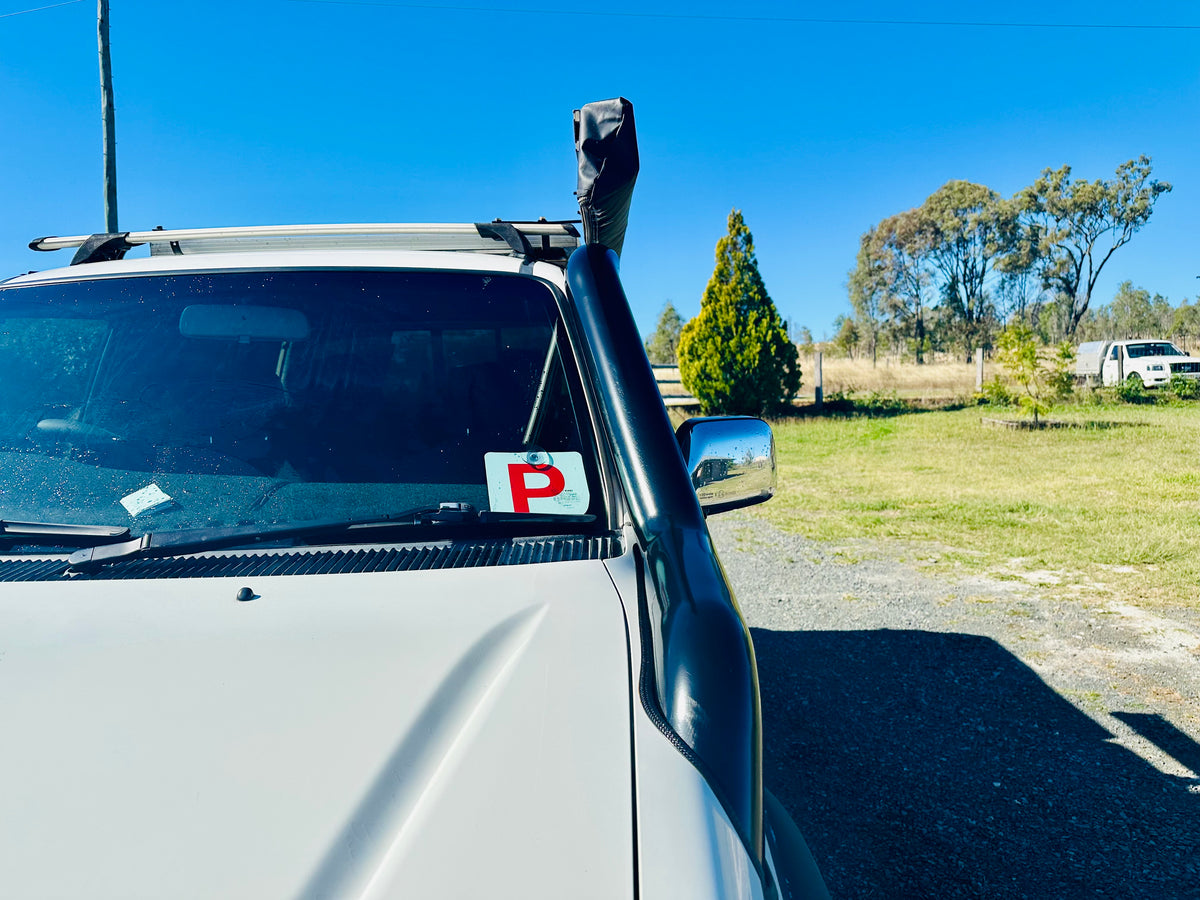 Toyota Hilux N60 -  3RZ 2.7 4 Cyl - (1997 - 2004) - PETROL D/Side DUAL Snorkels - Seamless Powder Coated