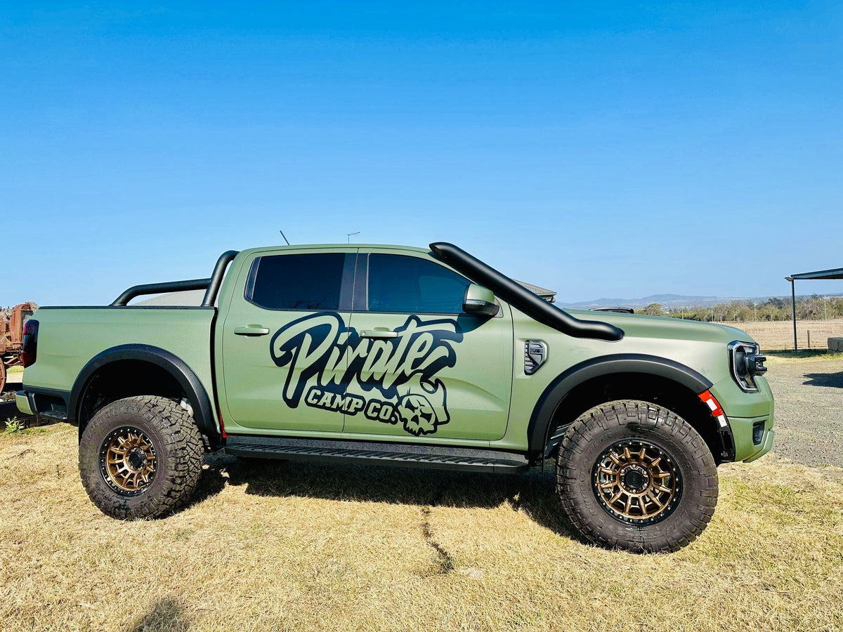 Ford Next Gen Ranger  - Mid Entry Snorkel - Seamless Powder Coated