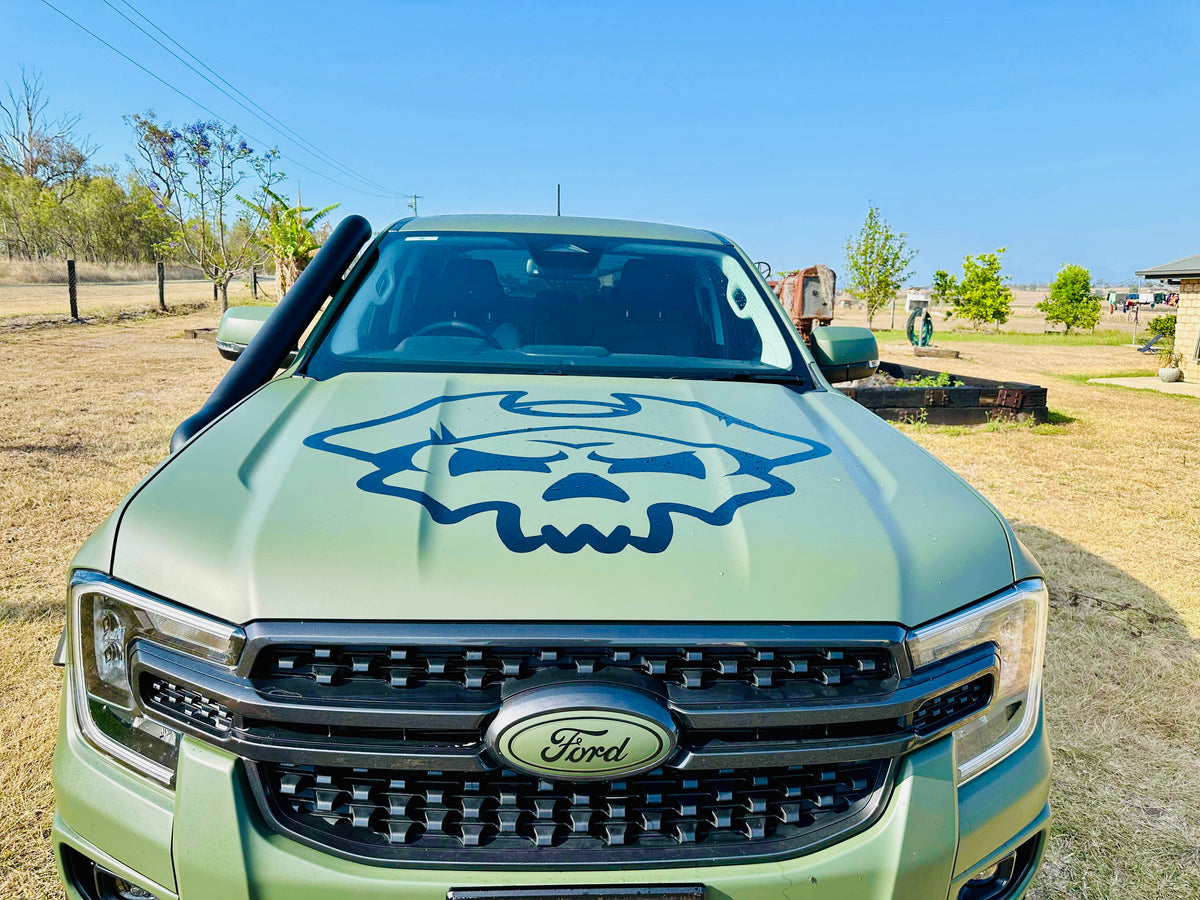 Ford Next Gen Ranger  - Mid Entry Snorkel - Seamless Powder Coated