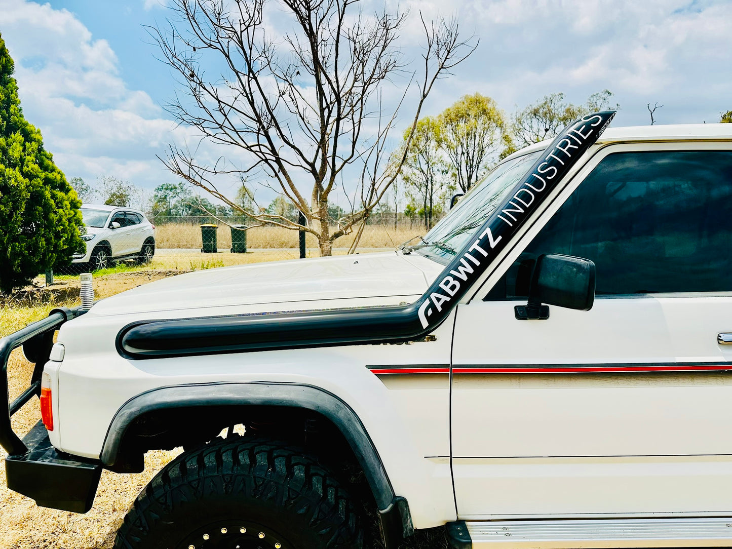 Nissan Patrol GQ - Standard Long Entry Snorkel - Seamless Powder Coated