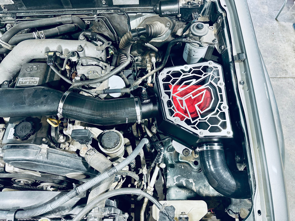 Toyota Hilux N60 (1997-2004) DIESEL P/Side - 4" Snorkel & Clear Top Airbox Package
