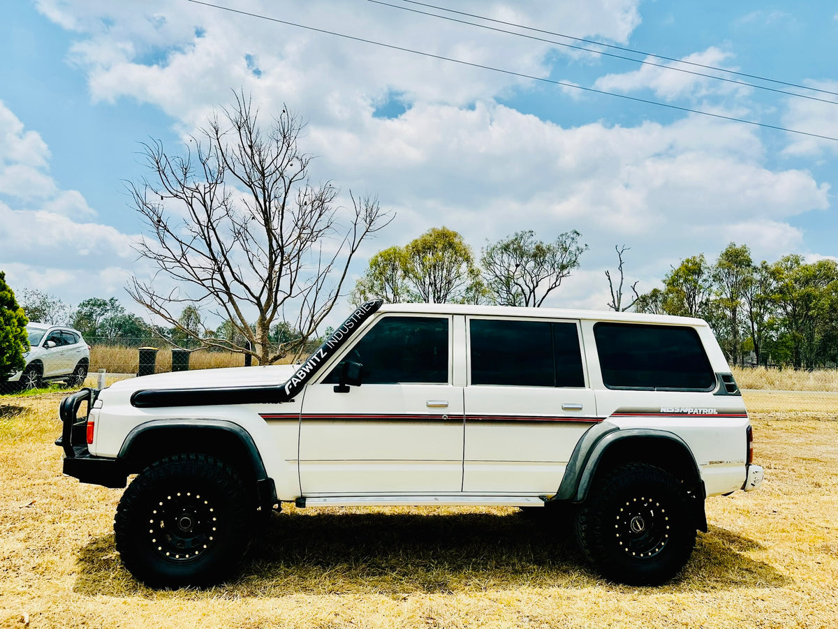 Nissan Patrol GQ - Standard Long Entry Snorkel - Seamless Powder Coated