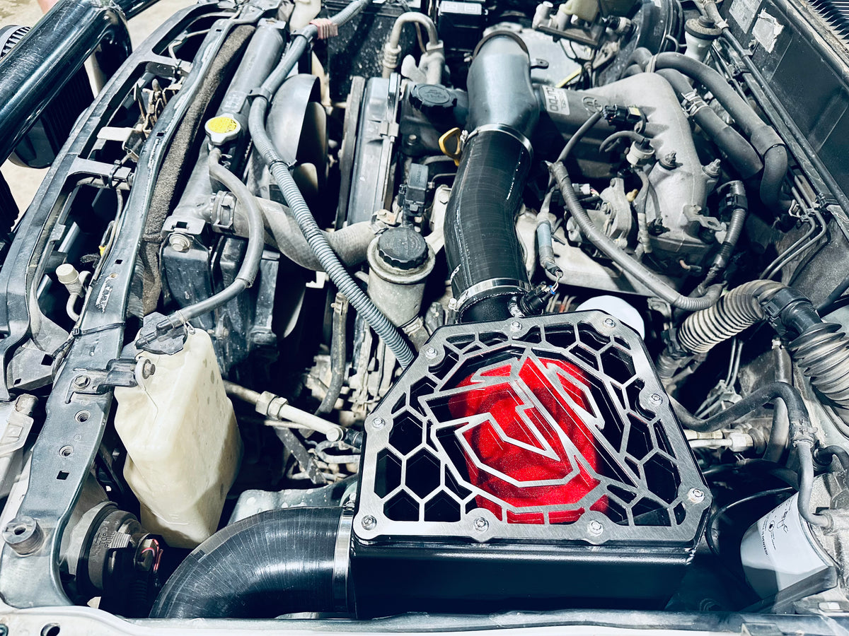 Toyota Hilux N60 (1997-2004) DIESEL P/Side - 4" Snorkel & Clear Top Airbox Package