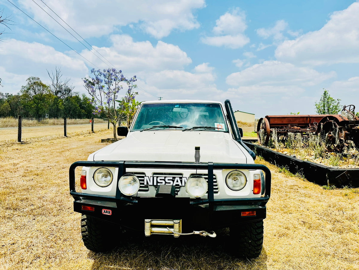 Nissan Patrol GQ - Standard Long Entry Snorkel - Seamless Powder Coated