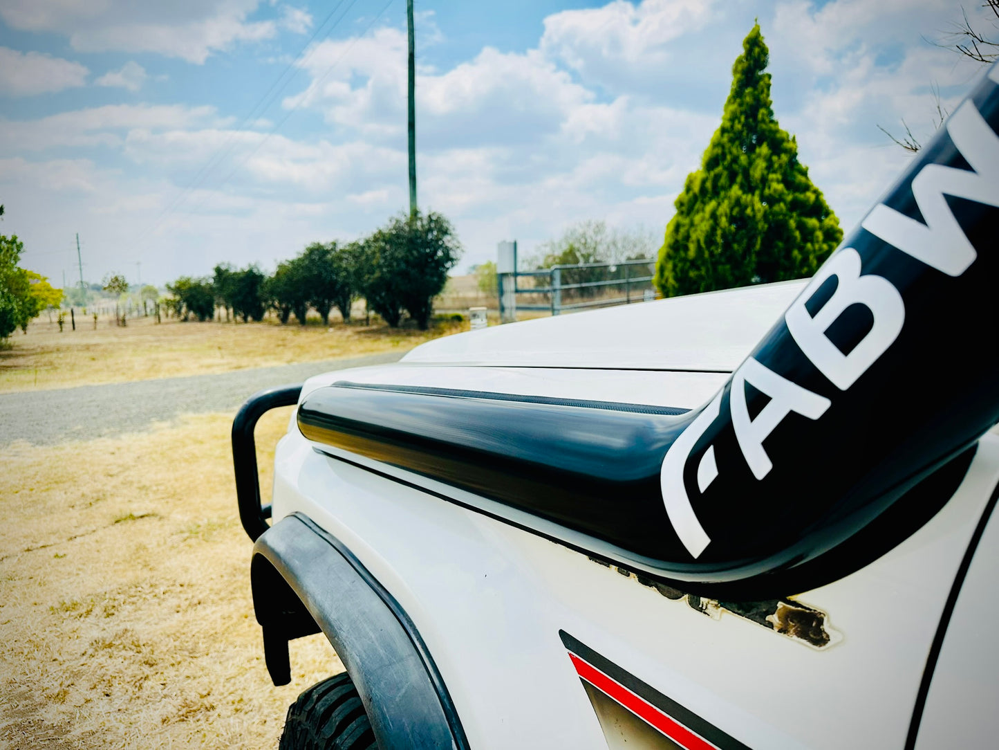 Nissan Patrol GQ - Standard Long Entry Snorkel - Seamless Powder Coated