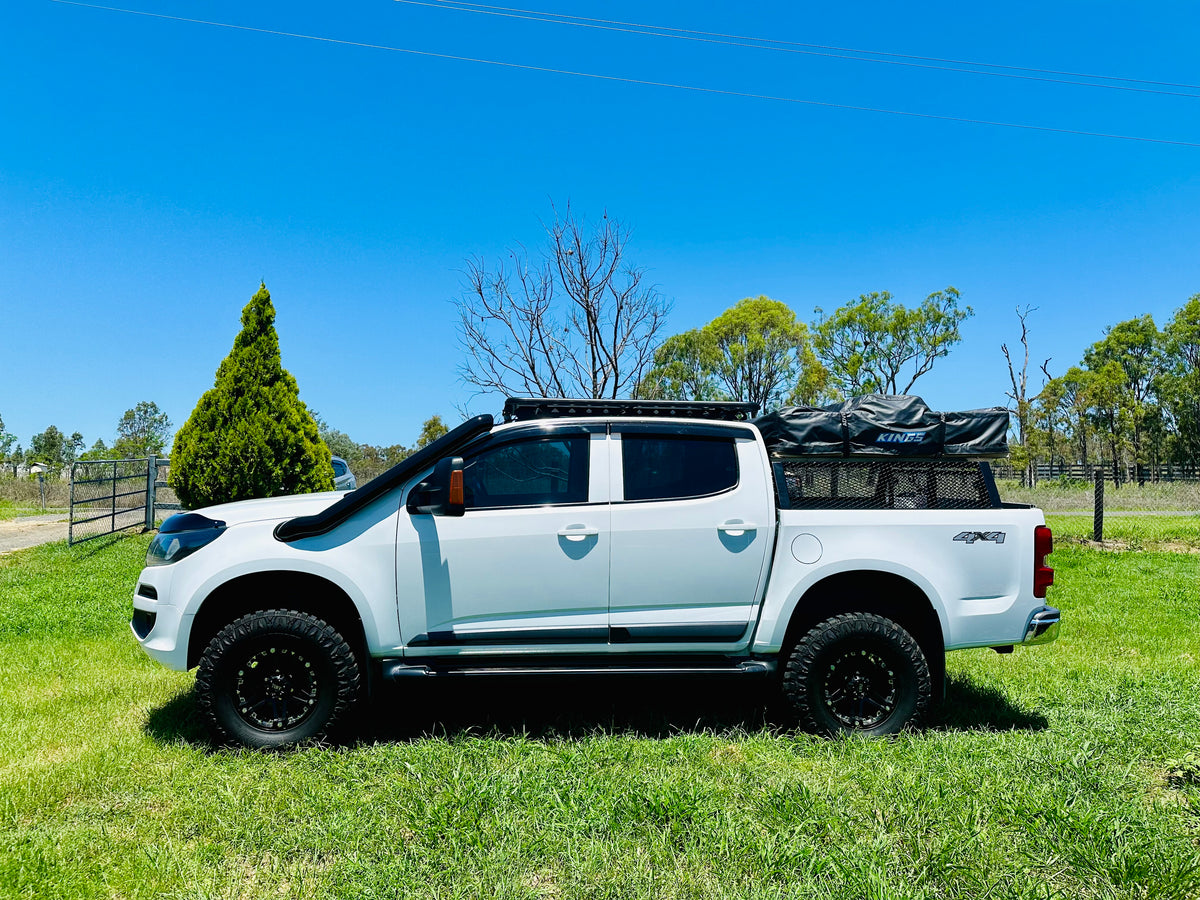 Holden Colorado RG - DUAL Mid Entry Snorkels - Seamless Powder Coated