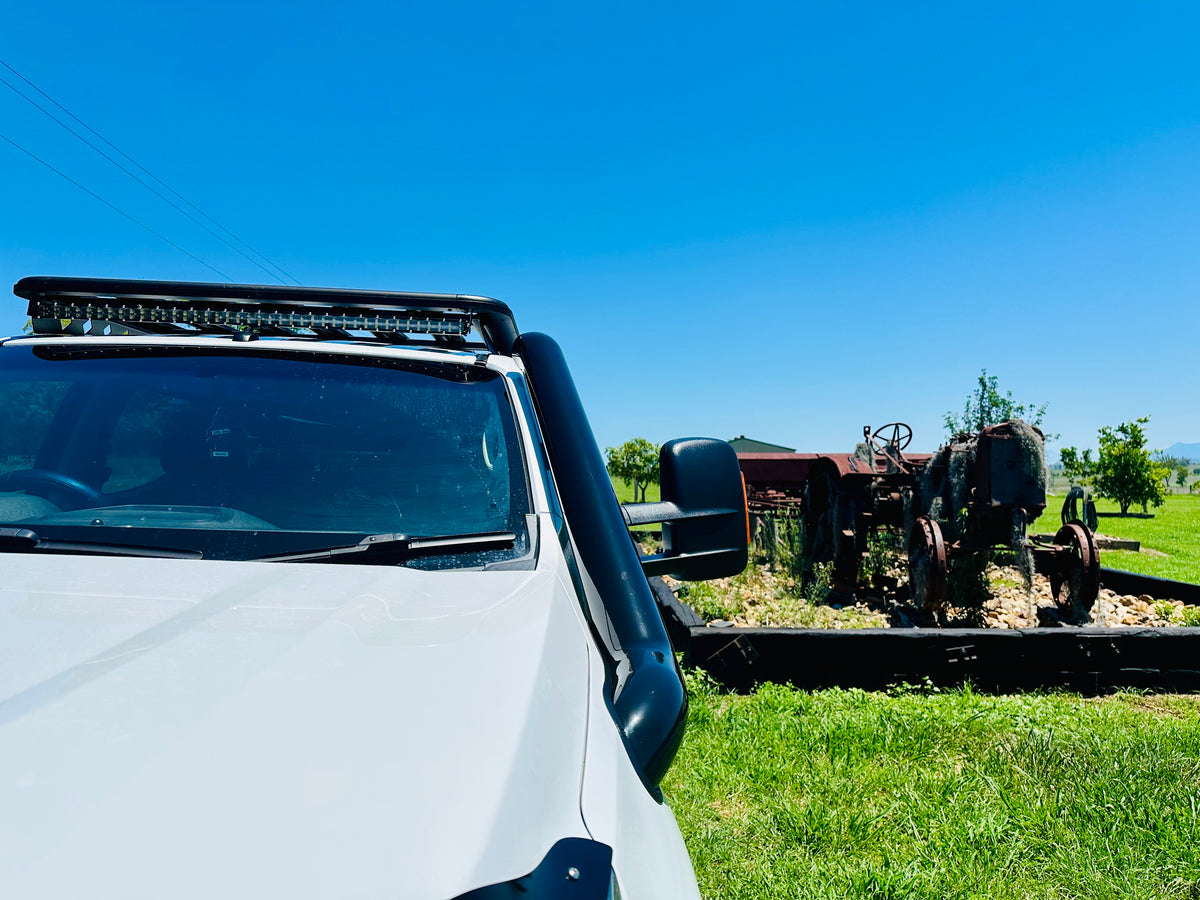 Holden Colorado RG - DUAL Mid Entry Snorkels - Seamless Polished