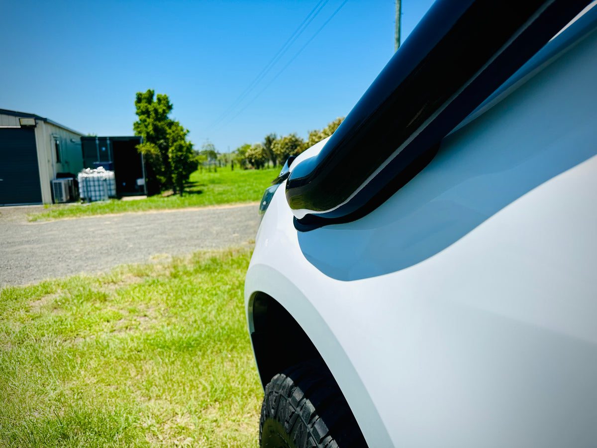 Holden Colorado RG - DUAL Mid Entry Snorkels - Seamless Powder Coated