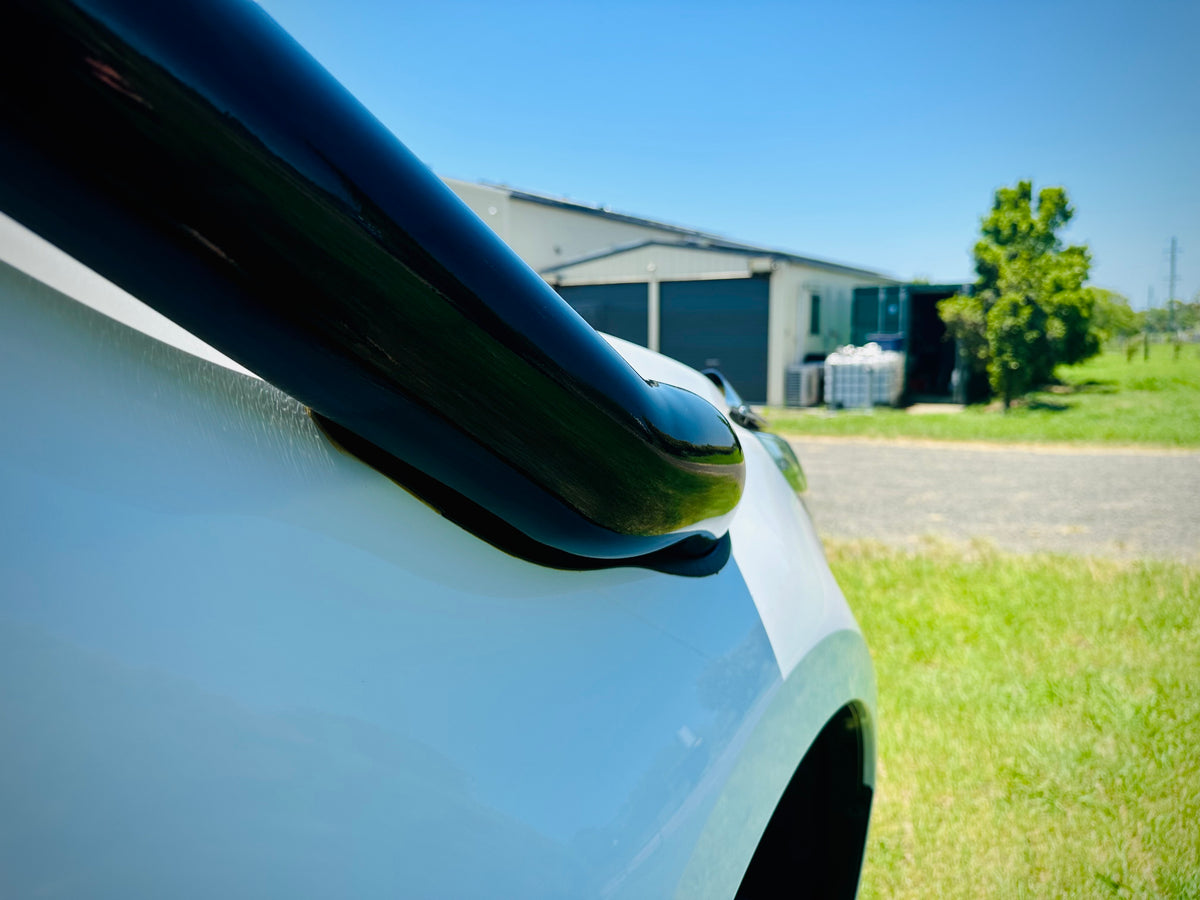 Holden Colorado RG - DUAL Mid Entry Snorkels - Seamless Powder Coated