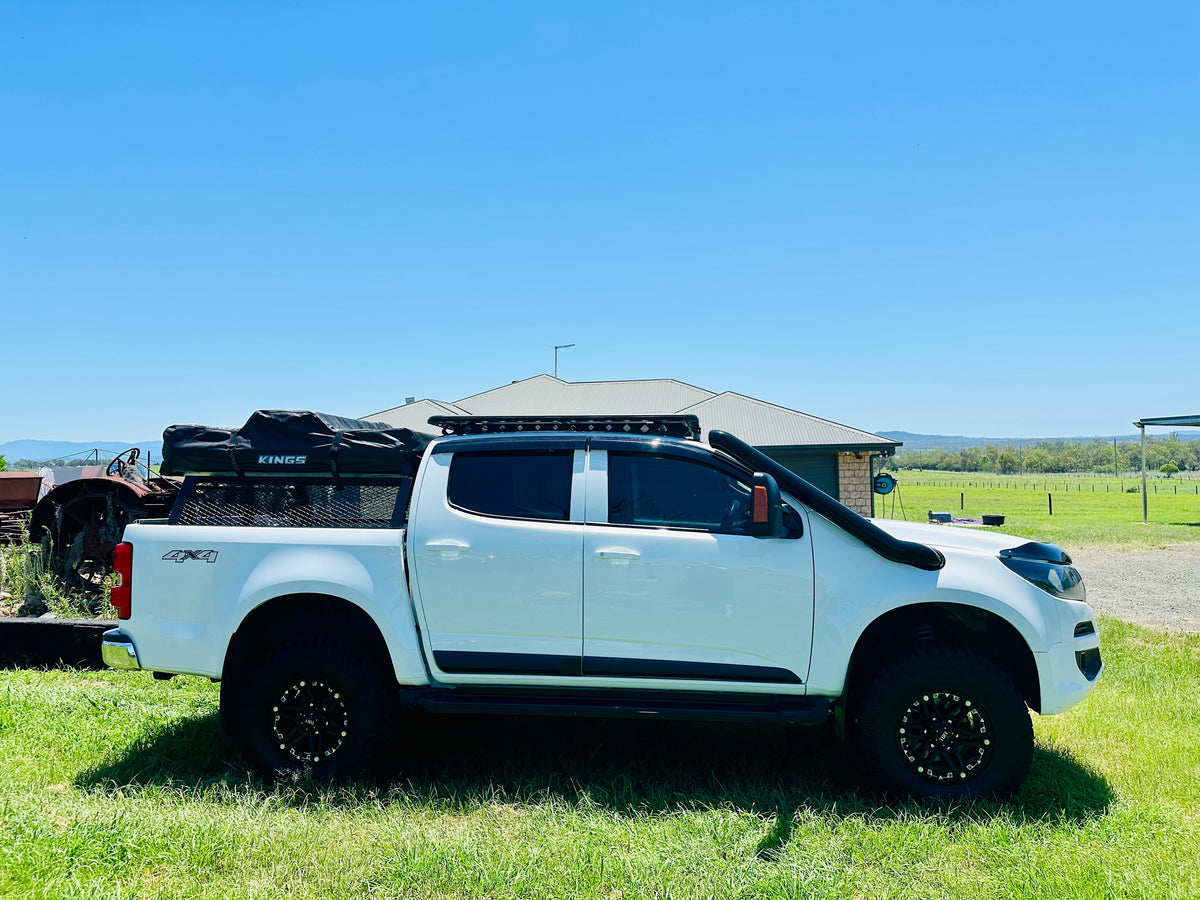 Holden Colorado RG - DUAL Mid Entry Snorkels - Seamless Powder Coated